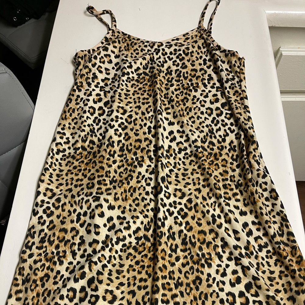 Cheetah print dress size small